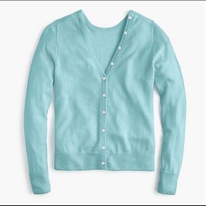 J Crew reversible button back cardigan
